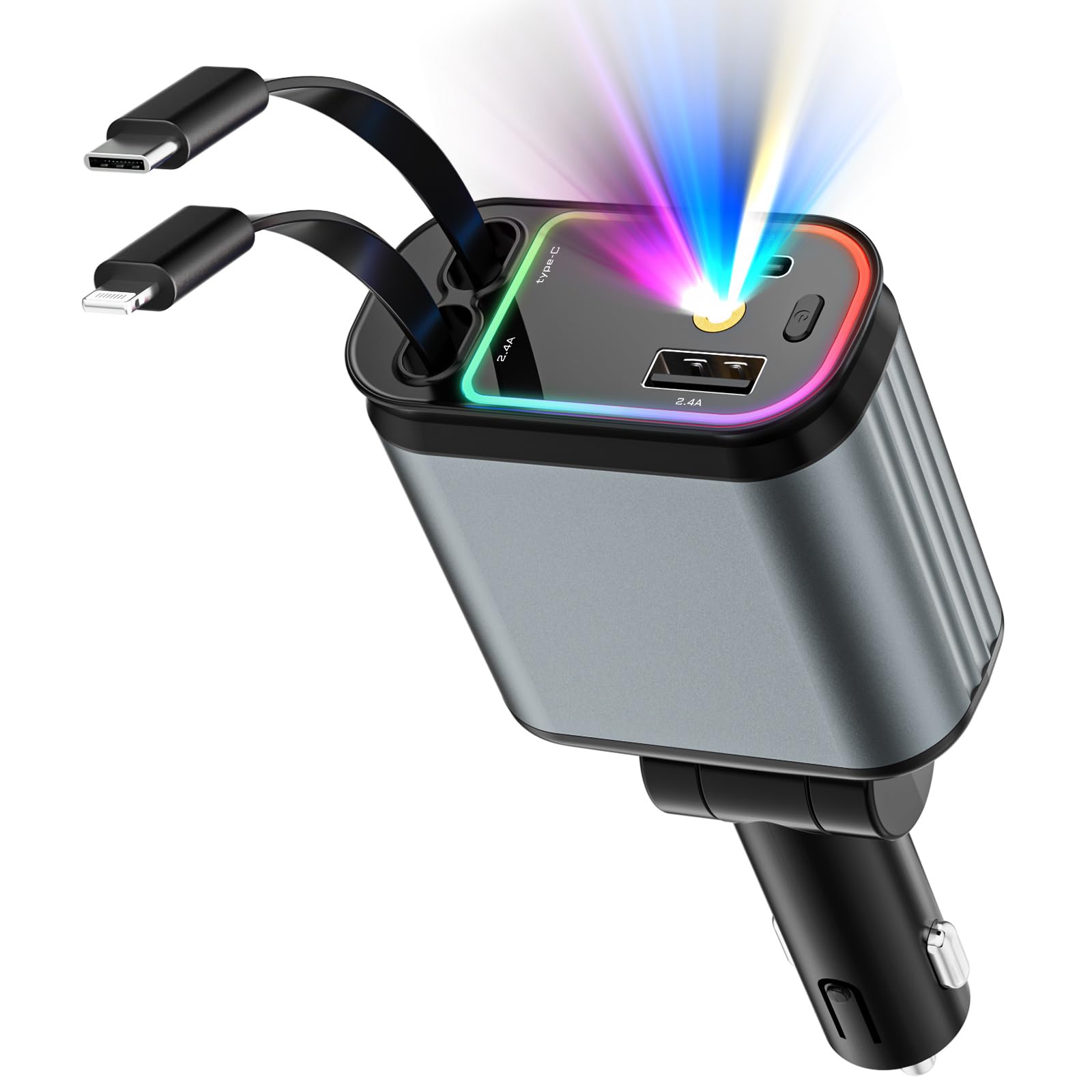Cargador 4 en 1 con luz Starry Sky